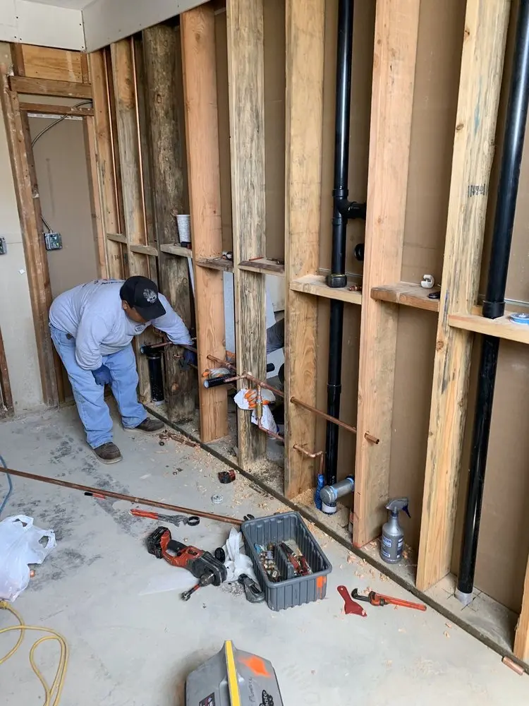 Commercial rough-in plumbing for Gas Line Repair in Sequim